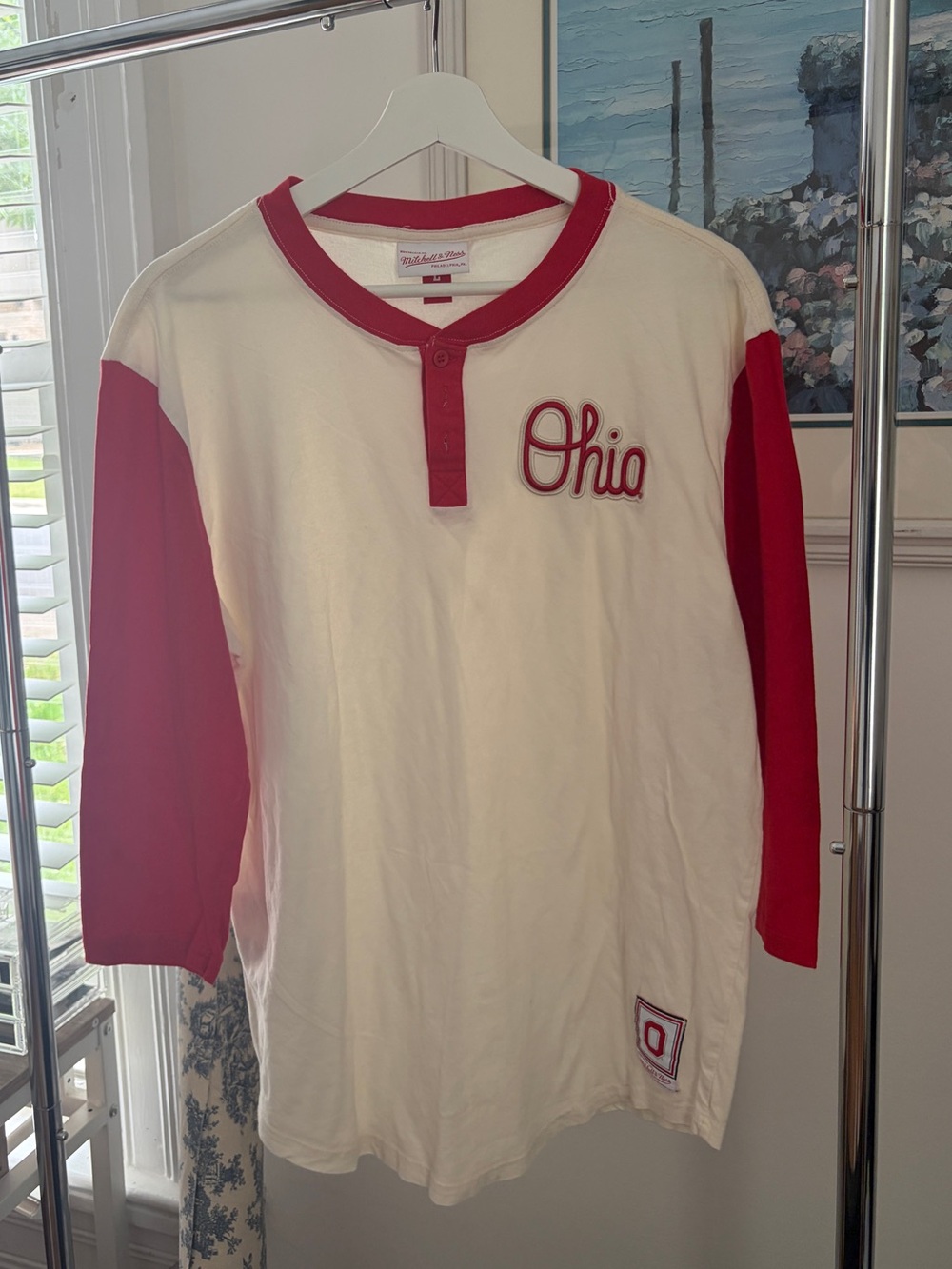 Mitchell & Ness Ohio State Henley